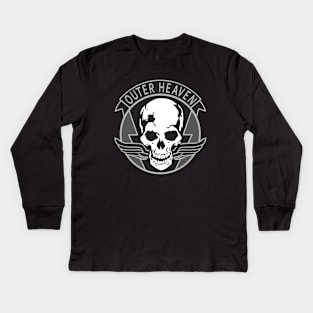 Outer Heaven Logo Kids Long Sleeve T-Shirt